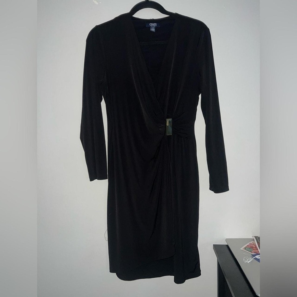 Chaps long sleeve dress